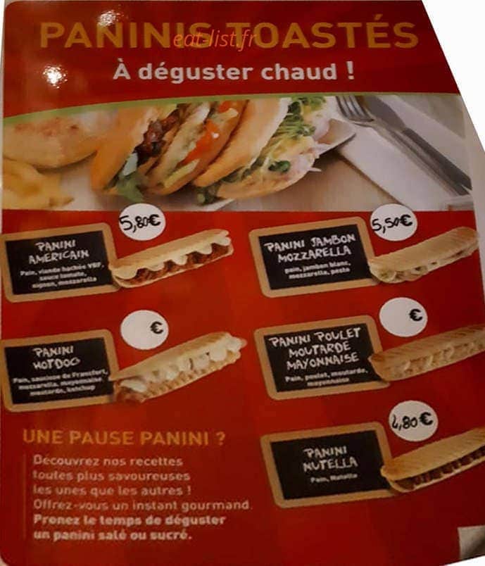 Le Relais Savoyard — carte page 1