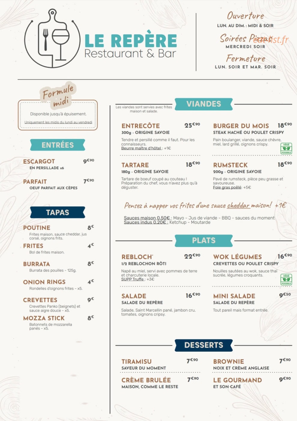 Le Repère — carte page 1