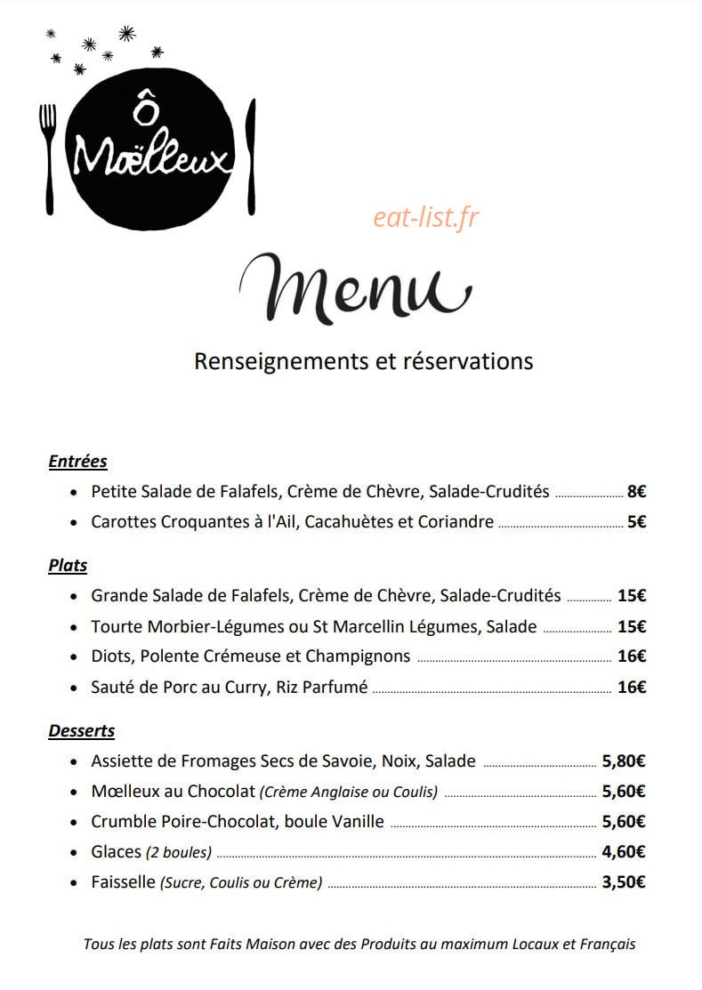 Ô Moëlleux — carte page 1