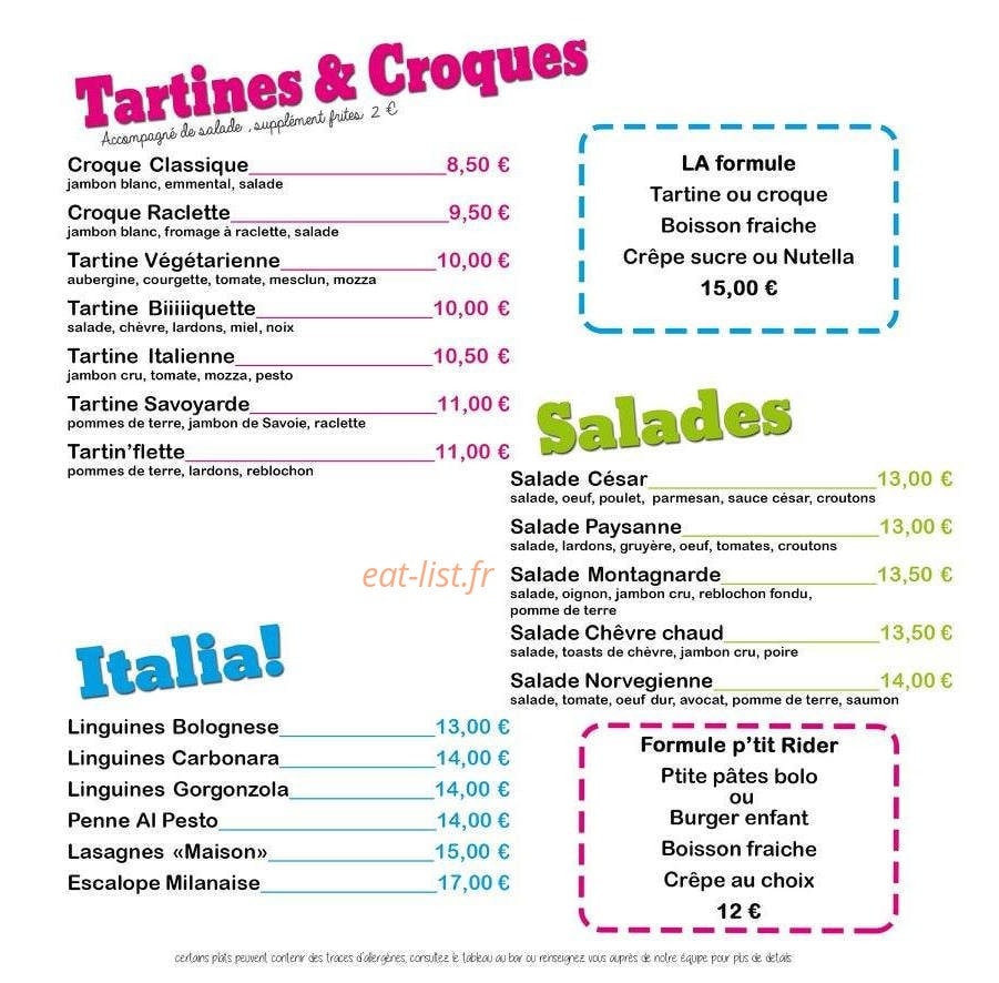 Le Mazot — carte page 2