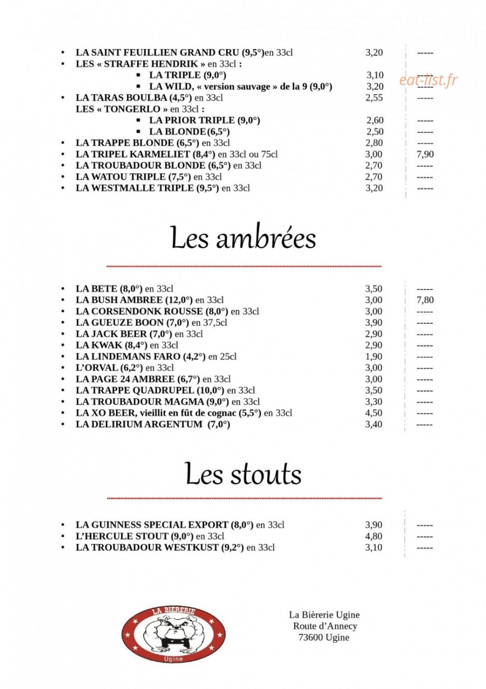 La Bièrerie — carte page 2