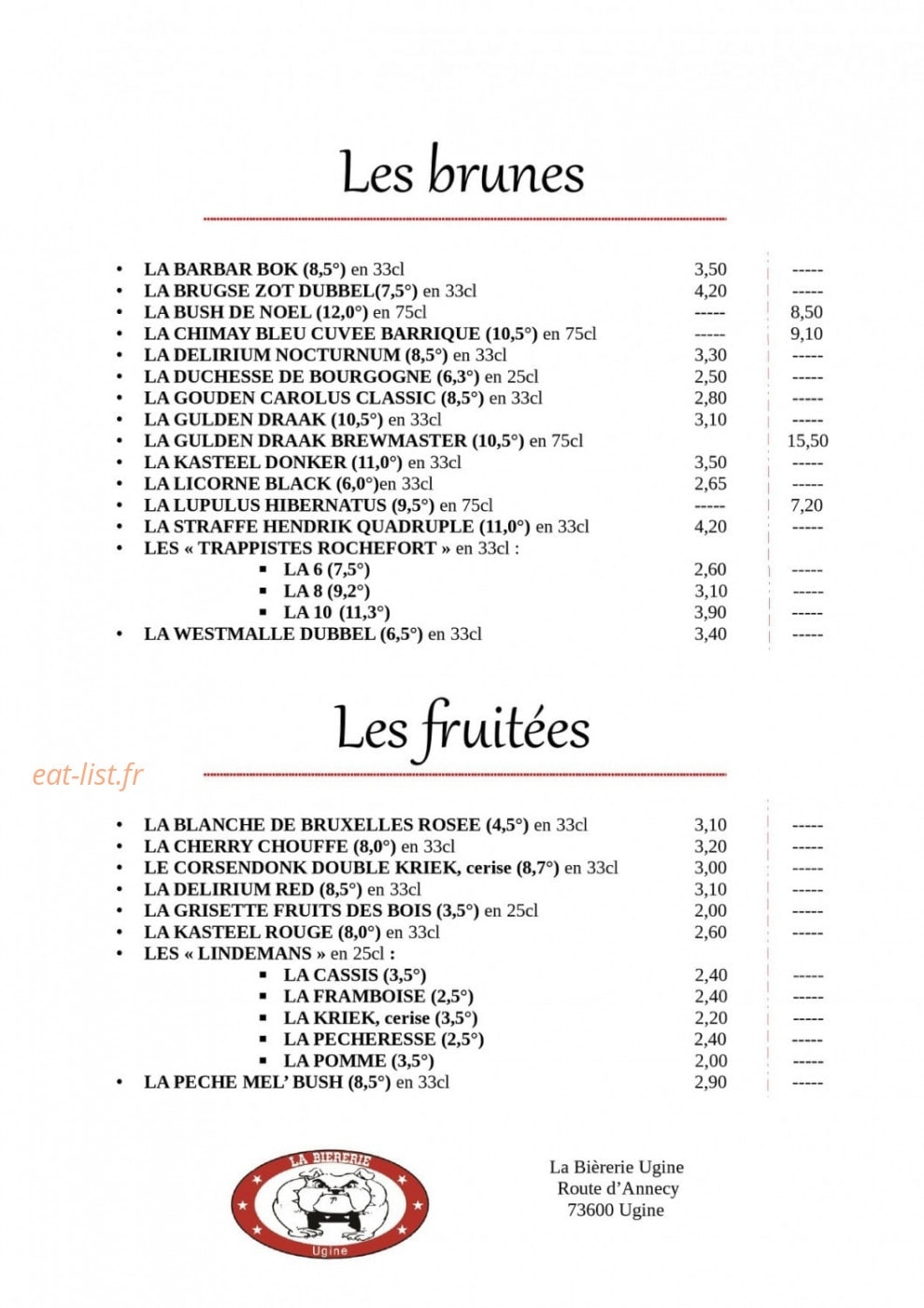 La Bièrerie — carte page 3