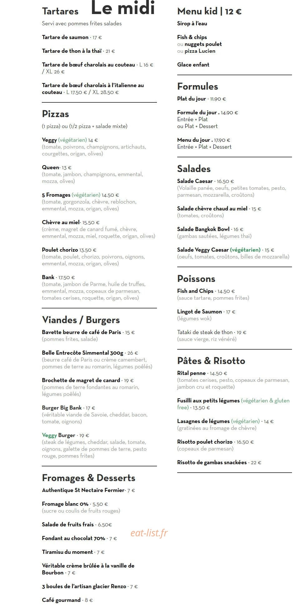 Bank — carte page 1