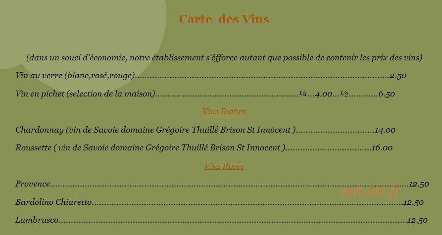 Chez Riccardo — carte page 6