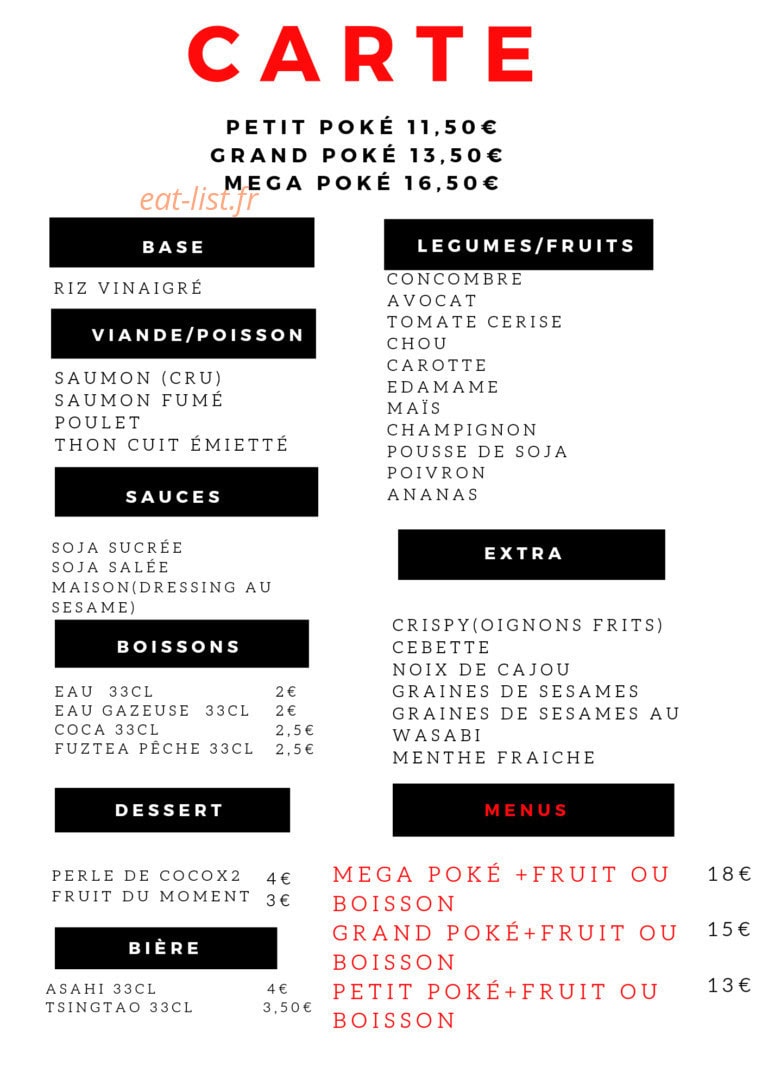 Poké en folie — carte page 1