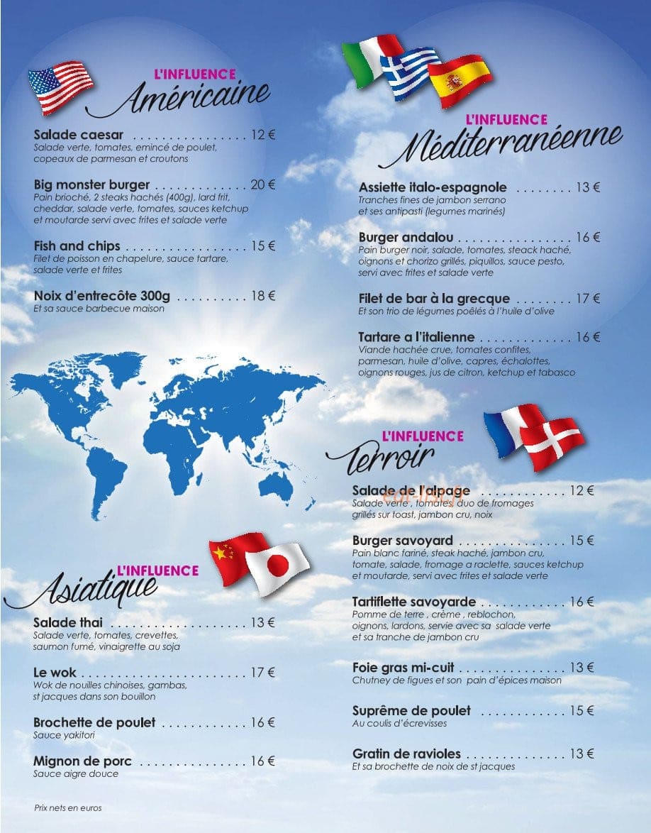 L'influence — carte page 3
