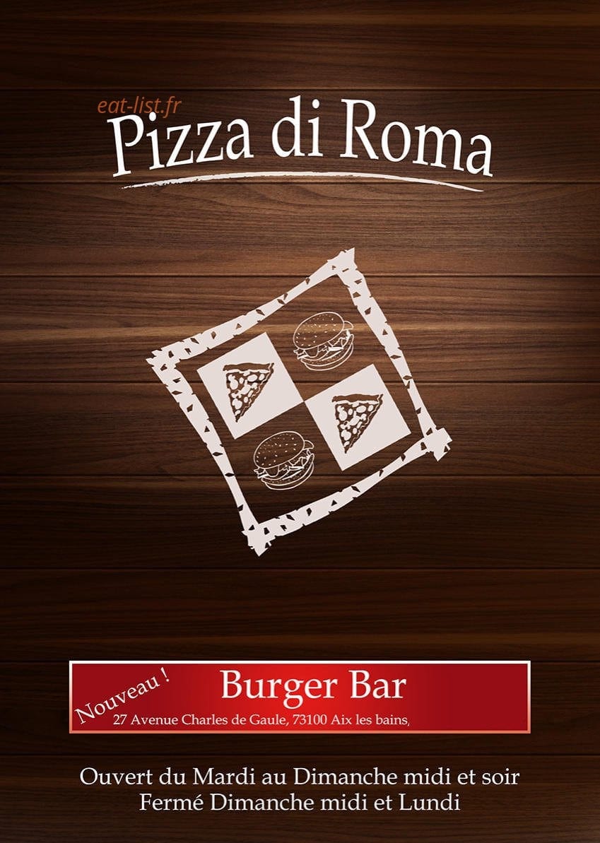 Pizza Di Roma — carte page 1