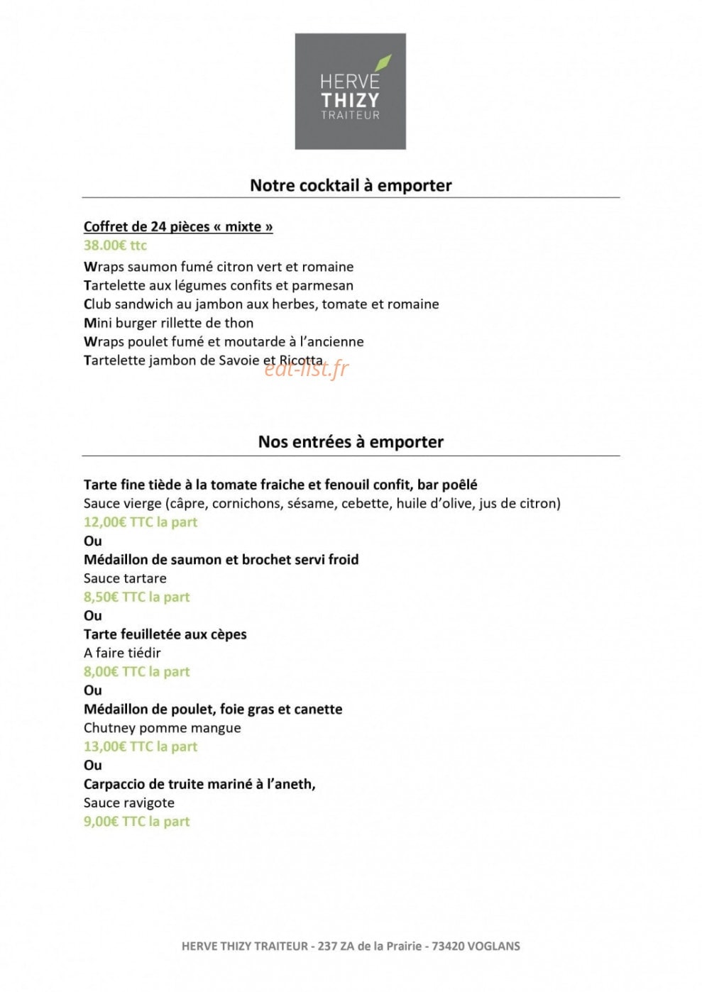 Hervé Thizy — carte page 4