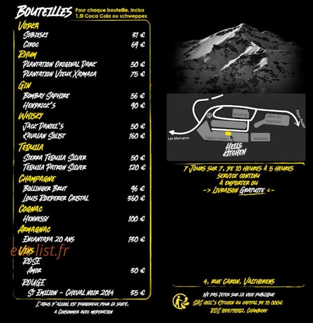 Hell's Kitchen — carte page 5