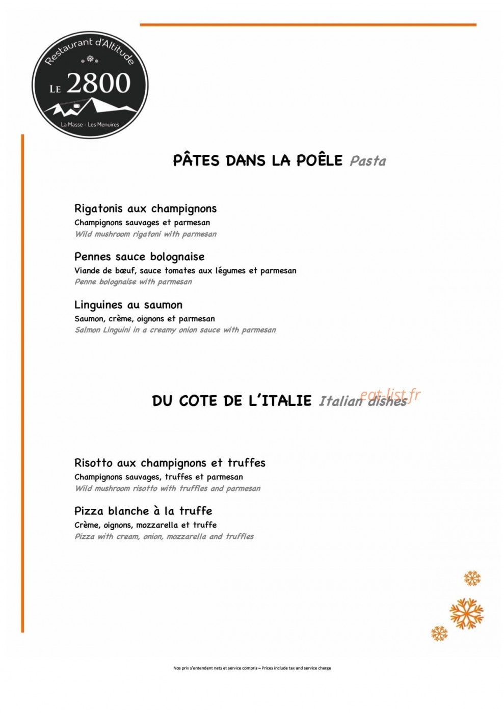 Le 2800 — carte page 2