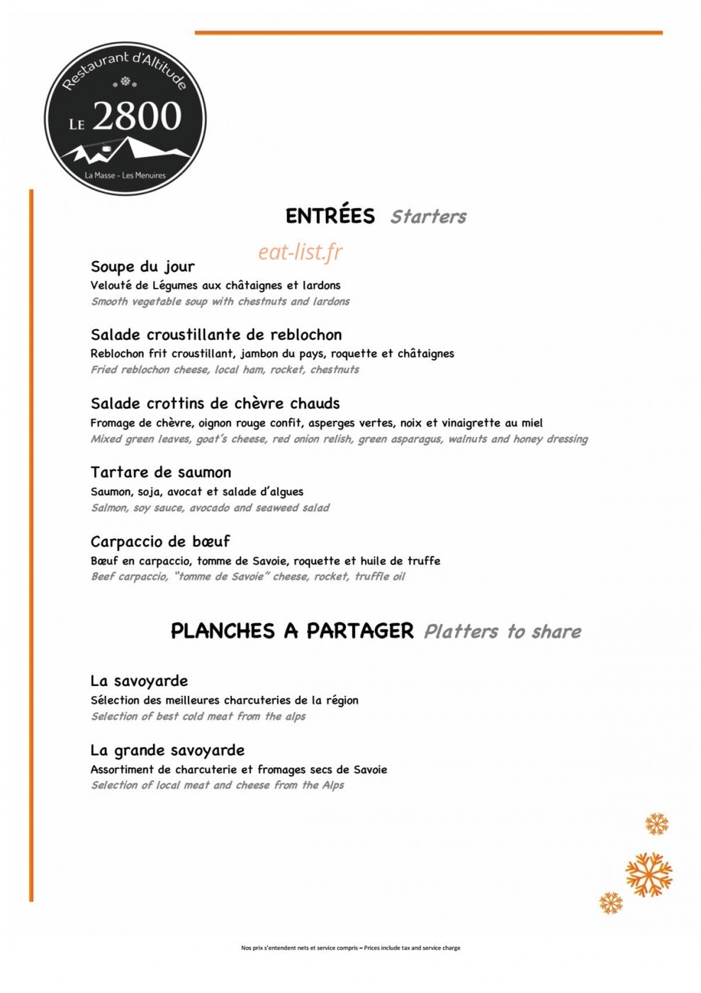 Le 2800 — carte page 1