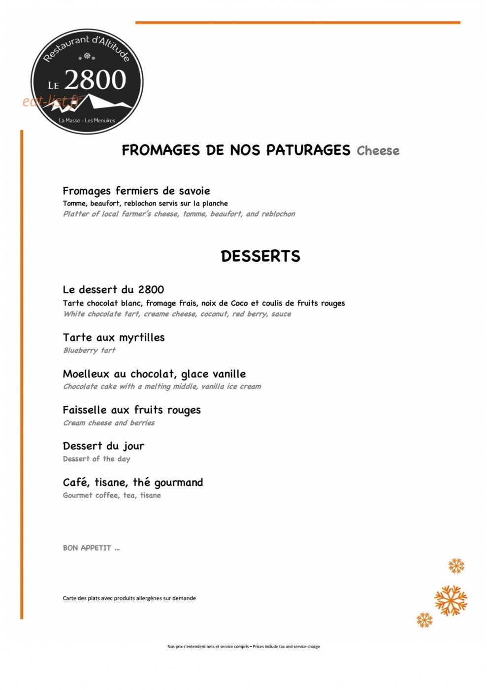 Le 2800 — carte page 5