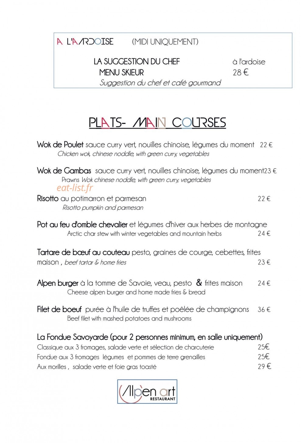 Alpèn Art — carte page 3
