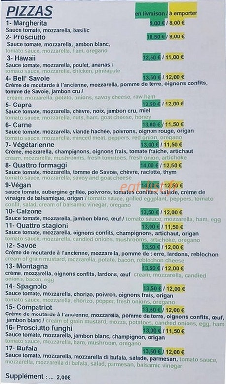 Bell'Savoie — carte page 1