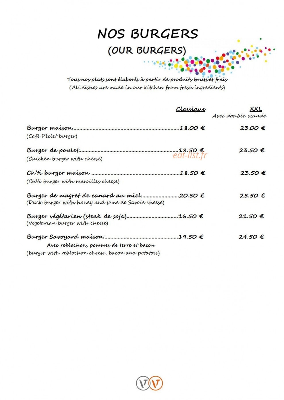 Café Péclet — carte page 4