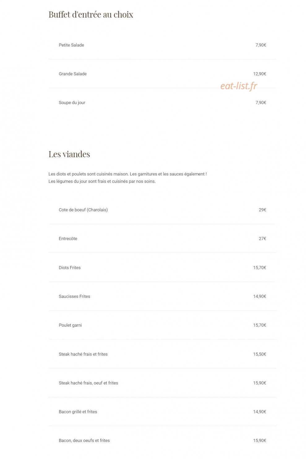 Chalet de Caron — carte page 1