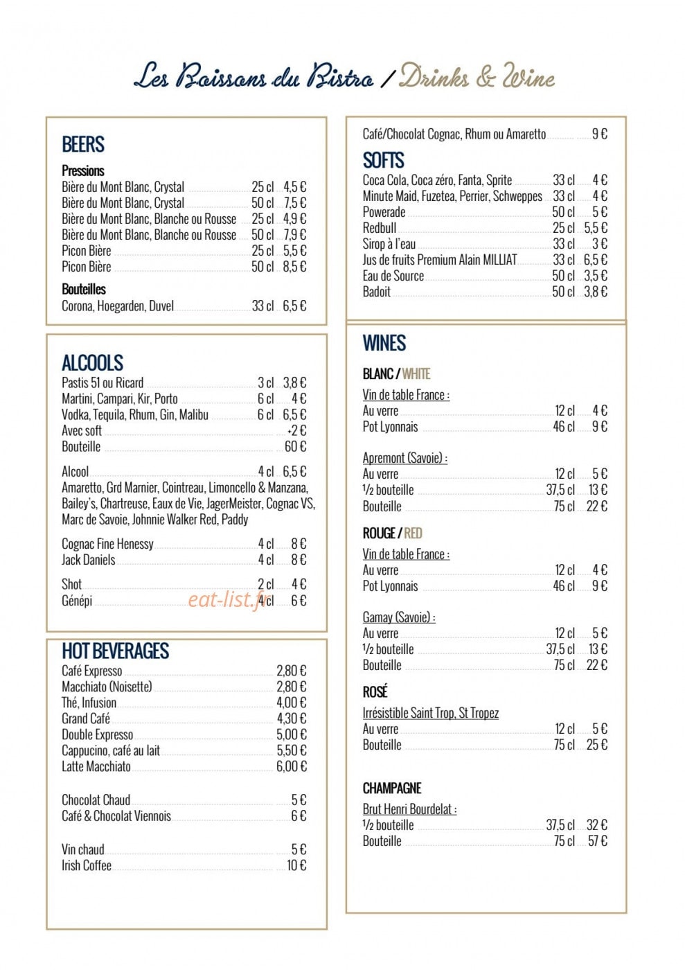 Chalet de la Marine — carte page 11