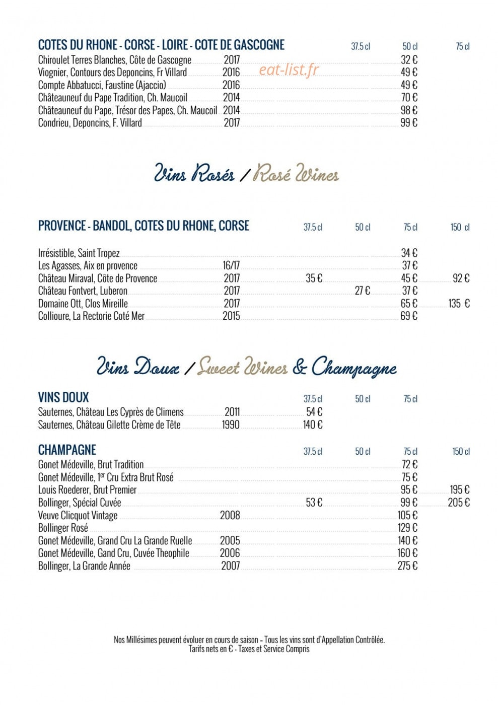 Chalet de la Marine — carte page 8