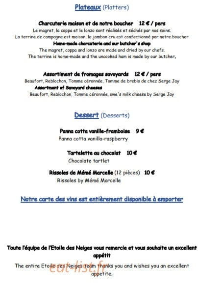 Étoile des Neiges — carte page 2