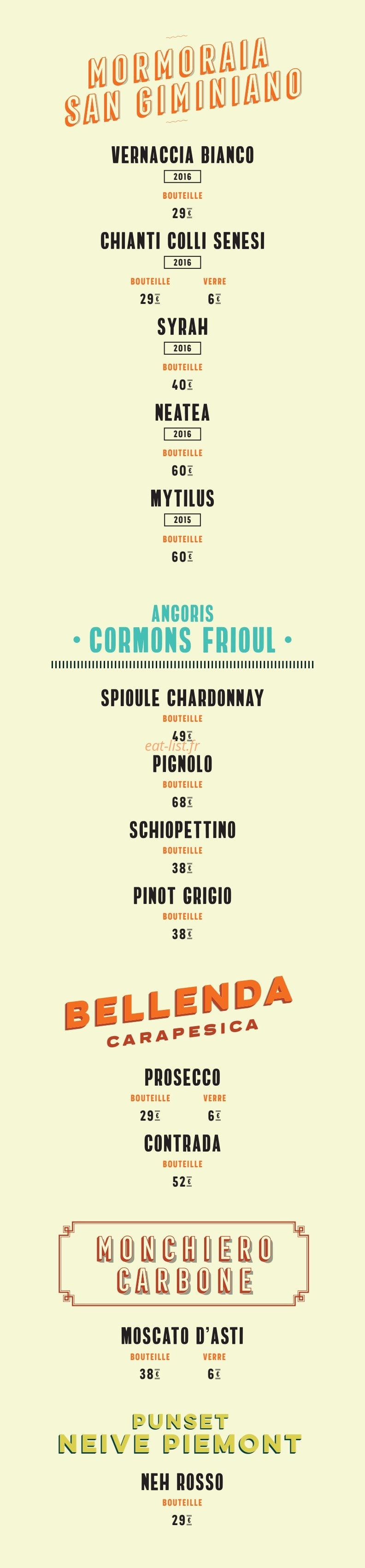 Il Gusto — carte page 3
