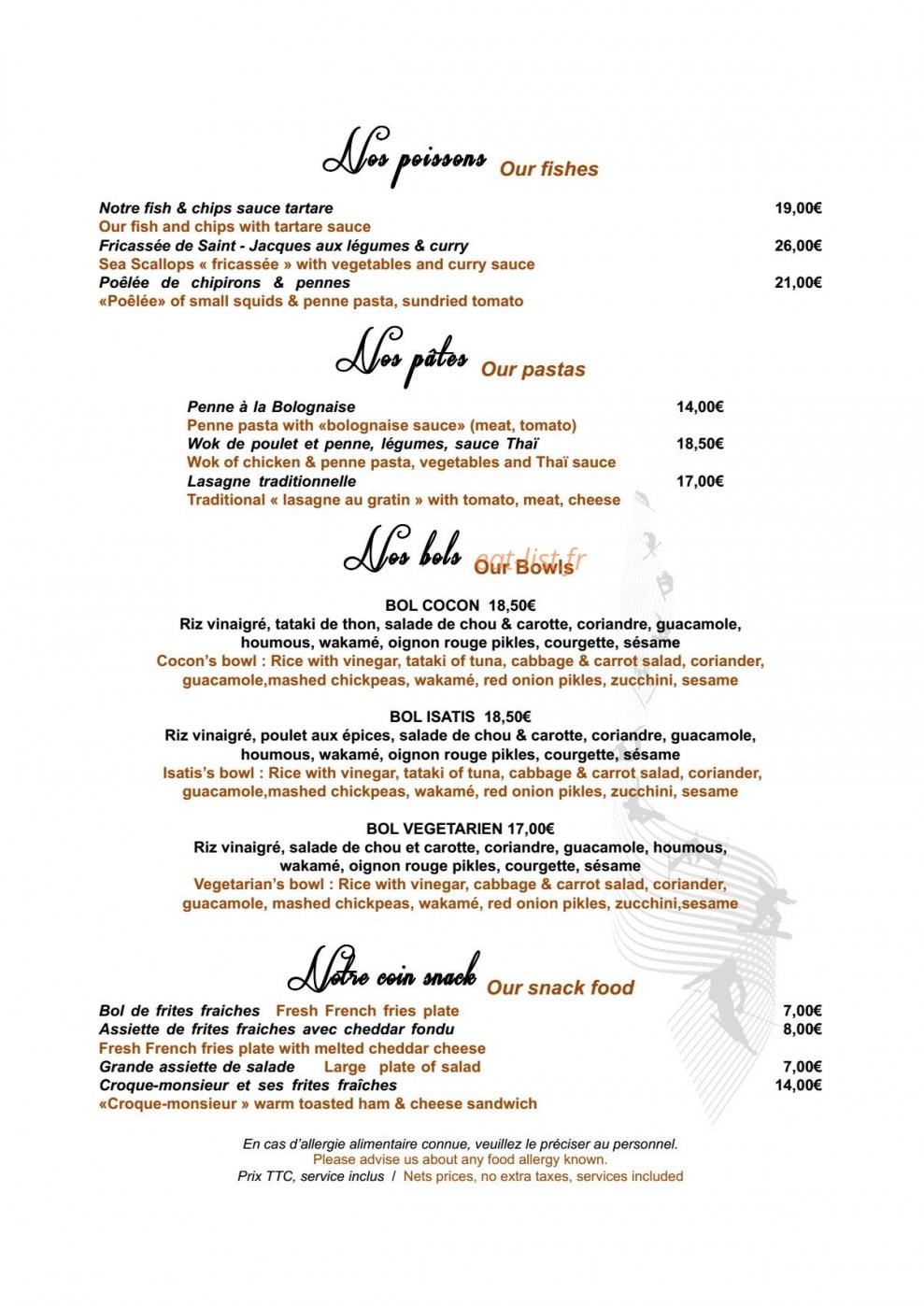 Le Cocon des Neiges — carte page 3