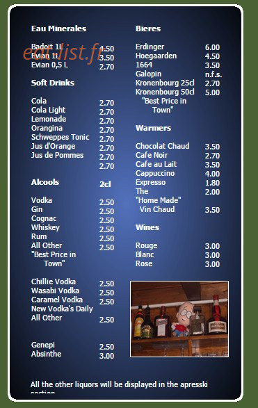 Le Dahlia — carte page 1