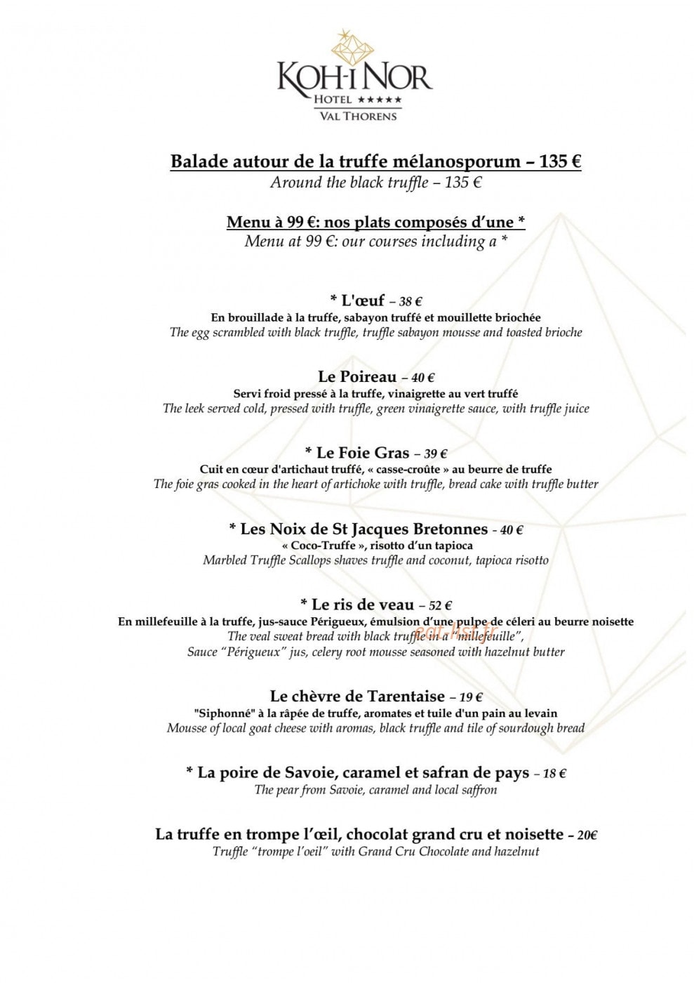 Le Diamant Noir — carte page 2