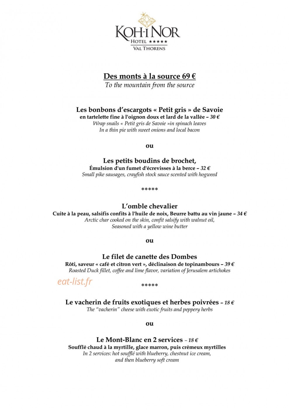 Le Diamant Noir — carte page 1