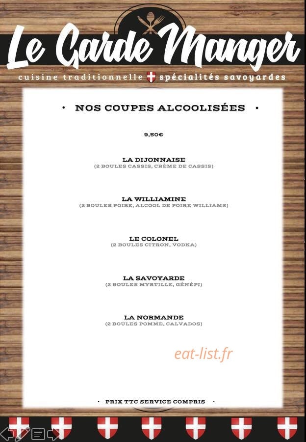 Le garde manger — carte page 7