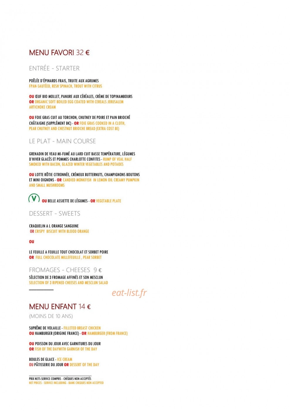 Le Grenier — carte page 1