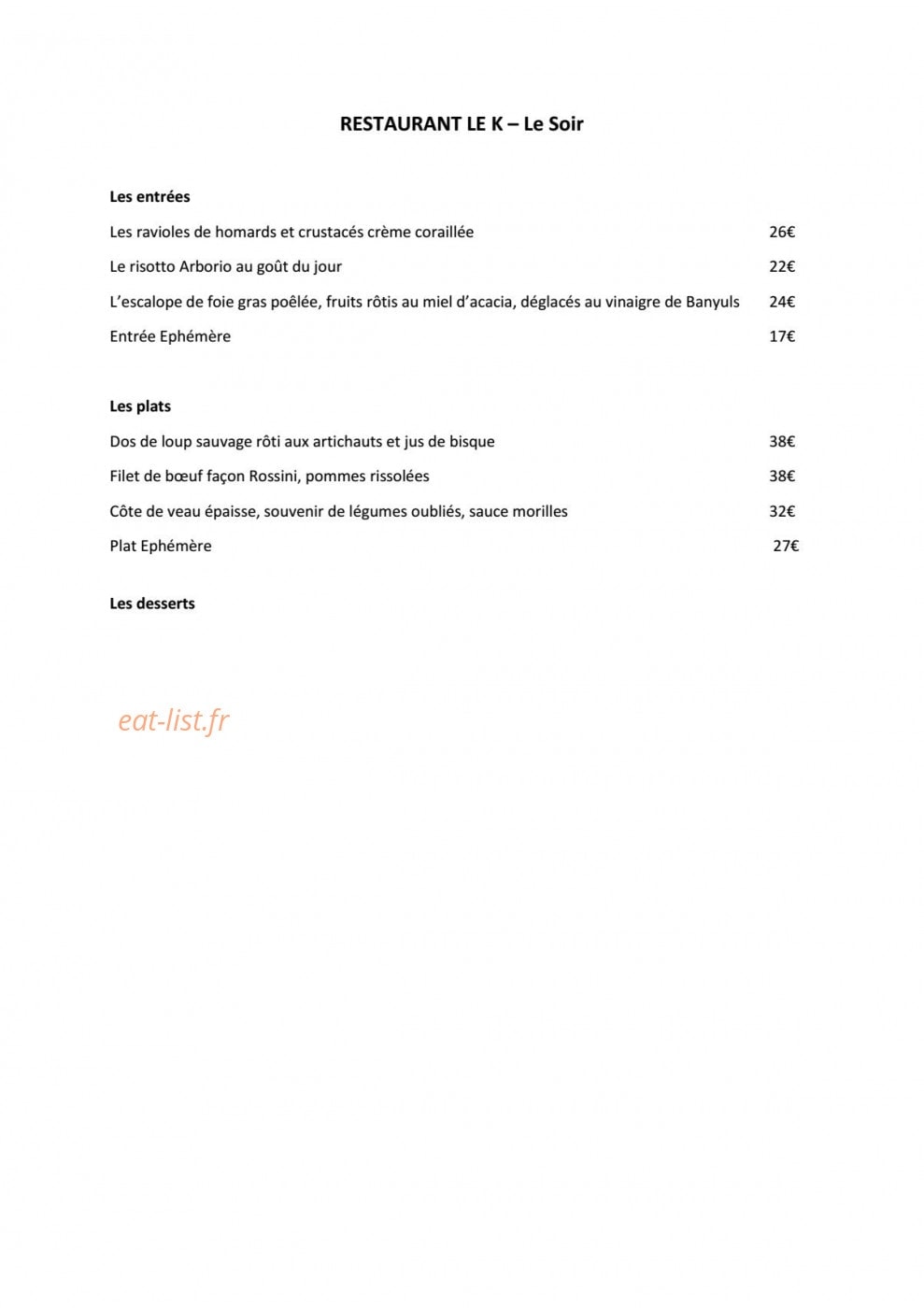 Le K — carte page 2