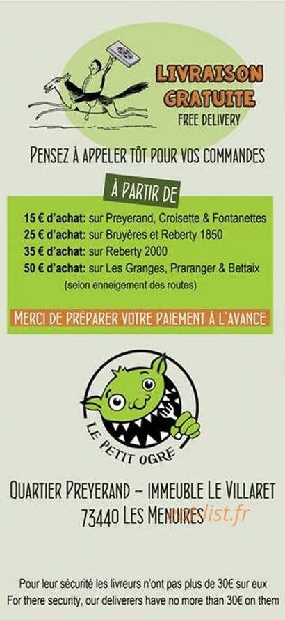 Le Petit Ogre — carte page 6
