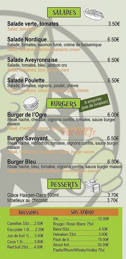 Le Petit Ogre — carte page 5