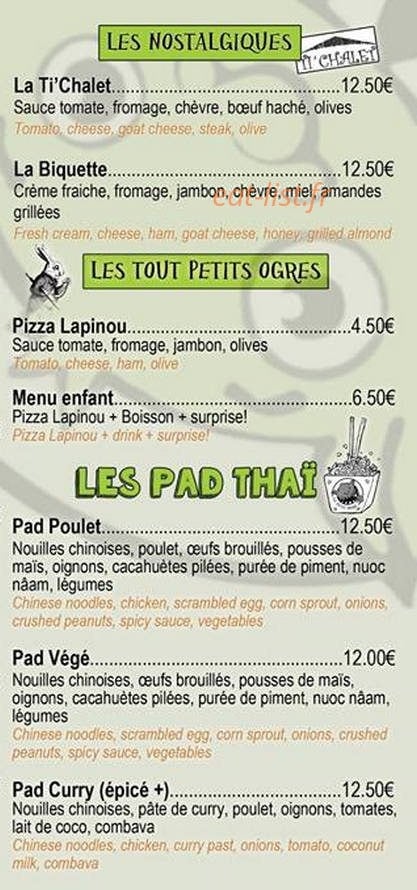 Le Petit Ogre — carte page 4
