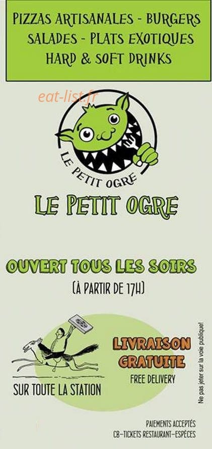Le Petit Ogre — carte page 1