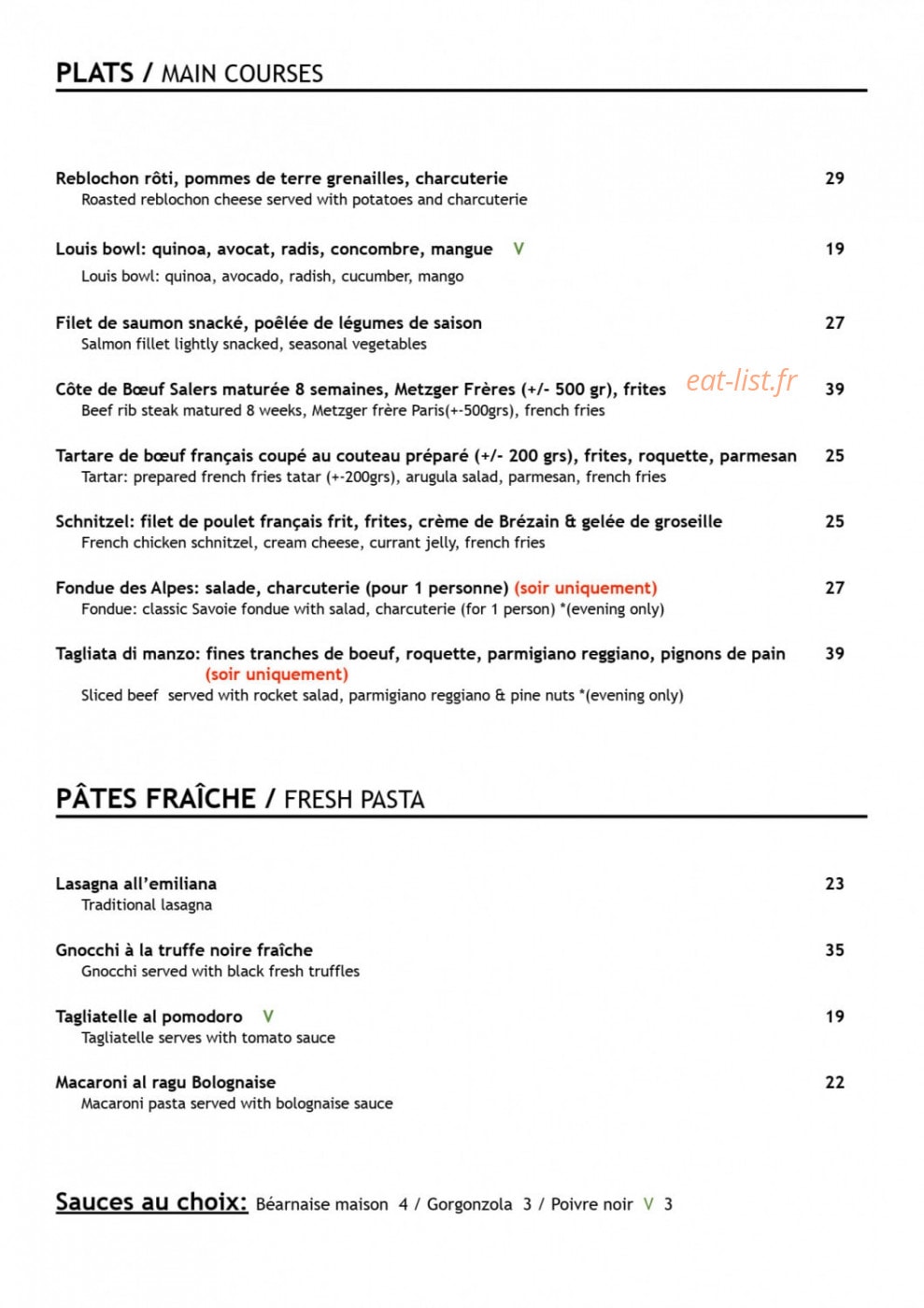 La Face Ouest — carte page 2