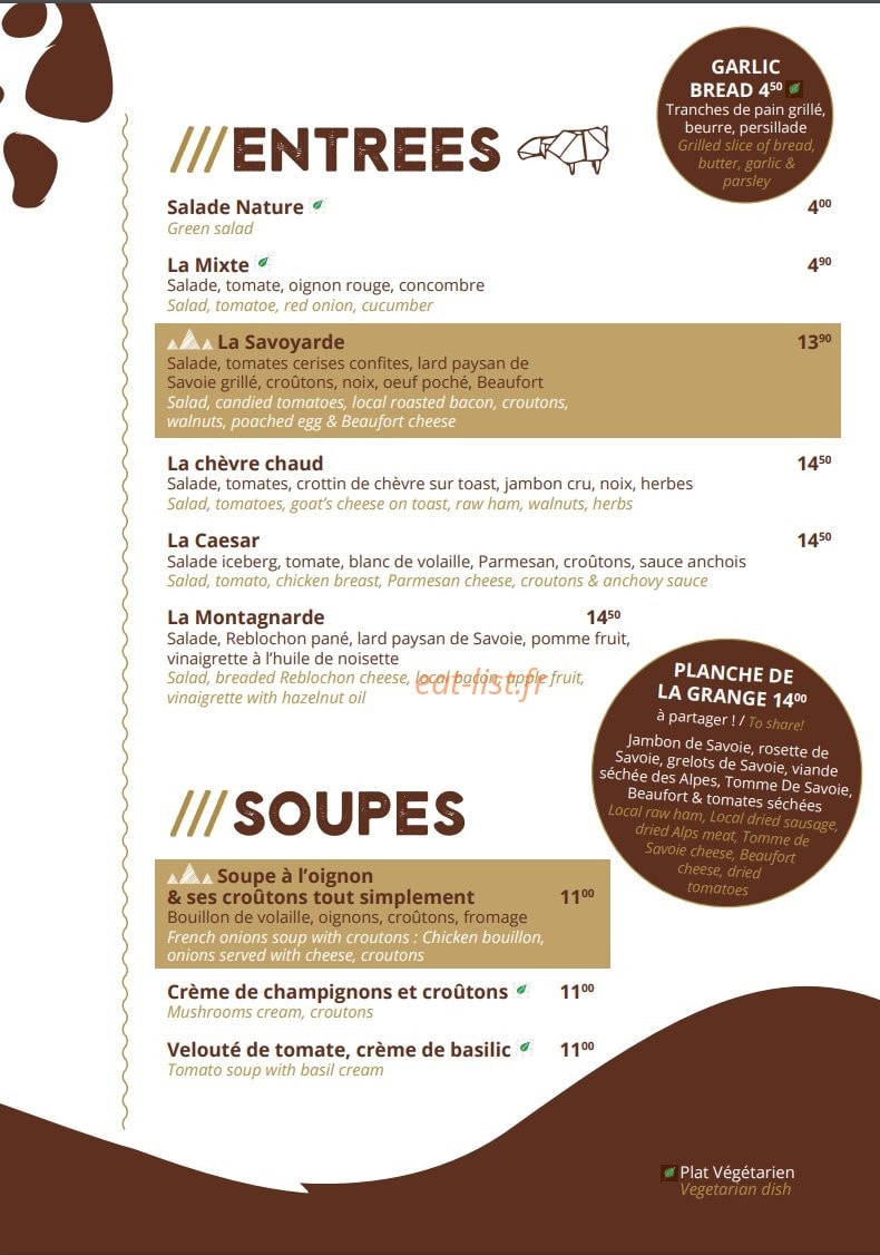 La grange — carte page 2