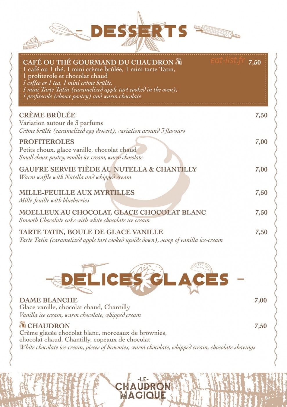Le Chaudron Magique — carte page 7