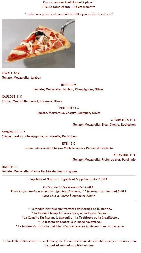 L'Escale — carte page 1