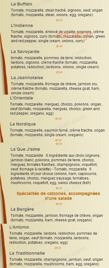 Le Don Camillo — carte page 4