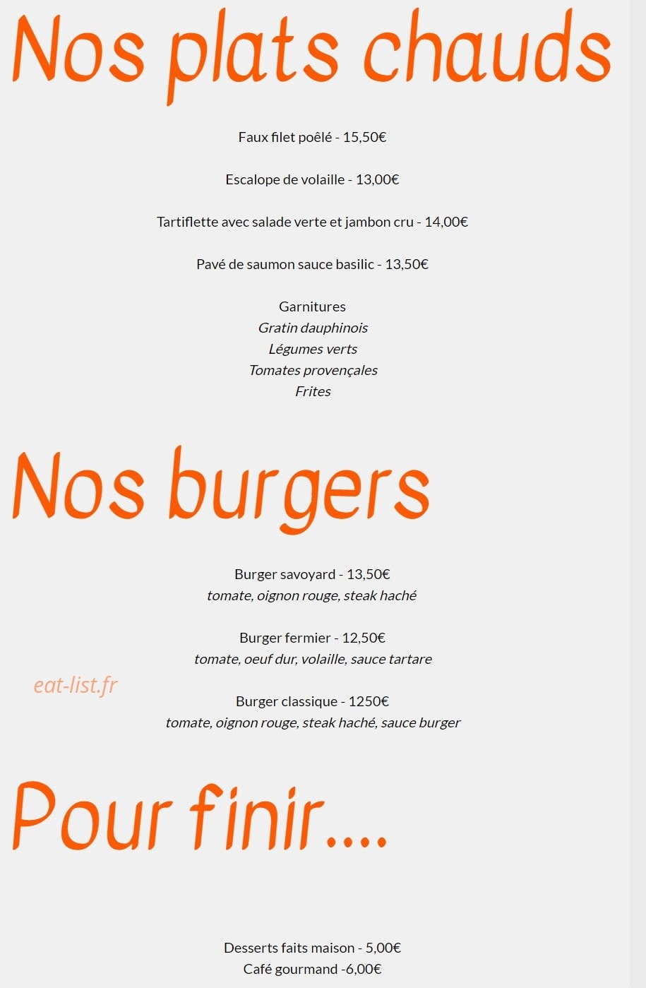 L'étape Café — carte page 2
