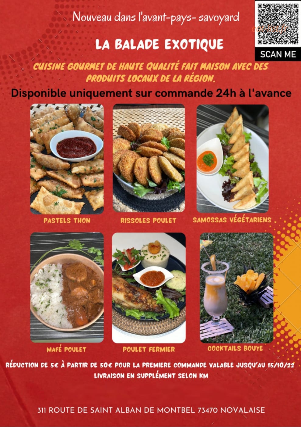 La Balade Exotique — carte page 1