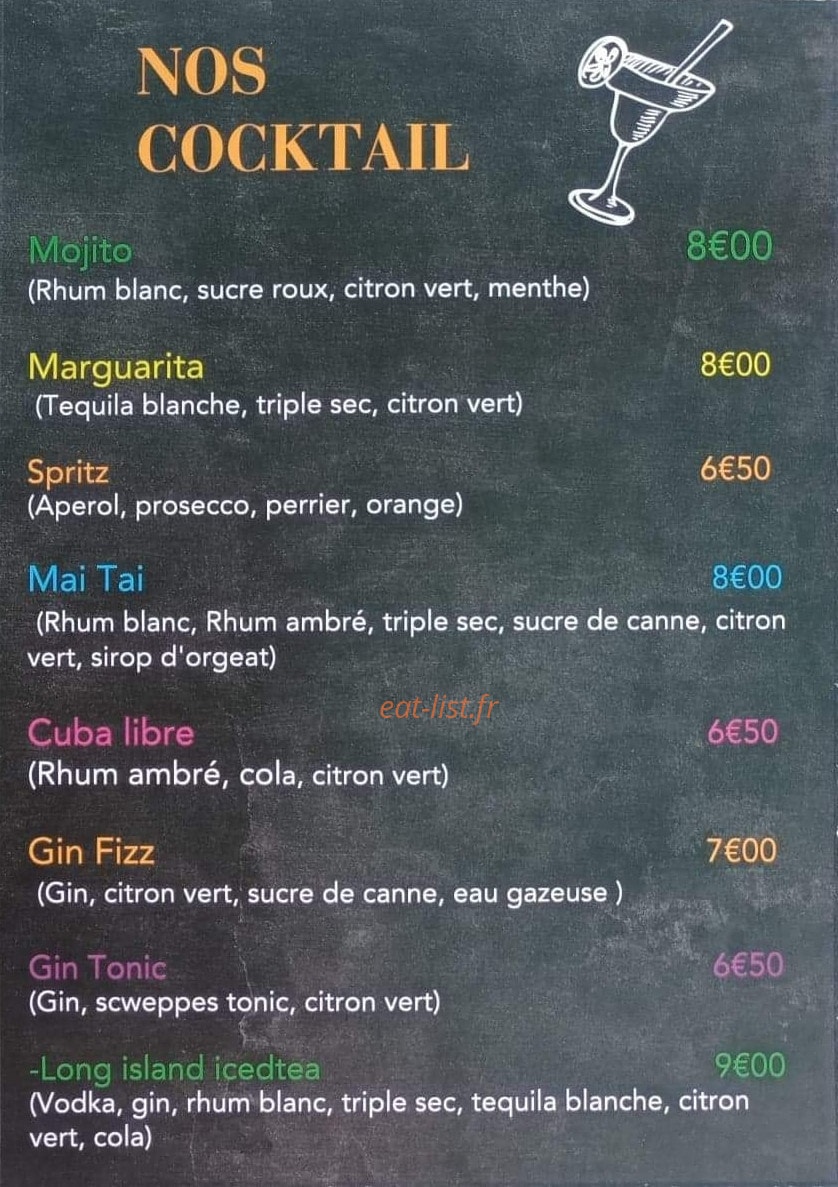 Le Rockabar — carte page 5