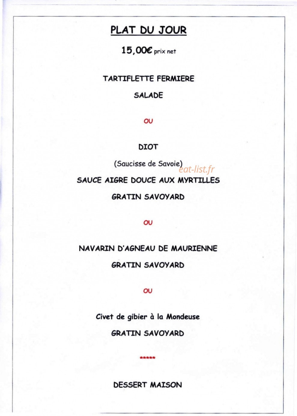 Relais des 2 cols — carte page 1