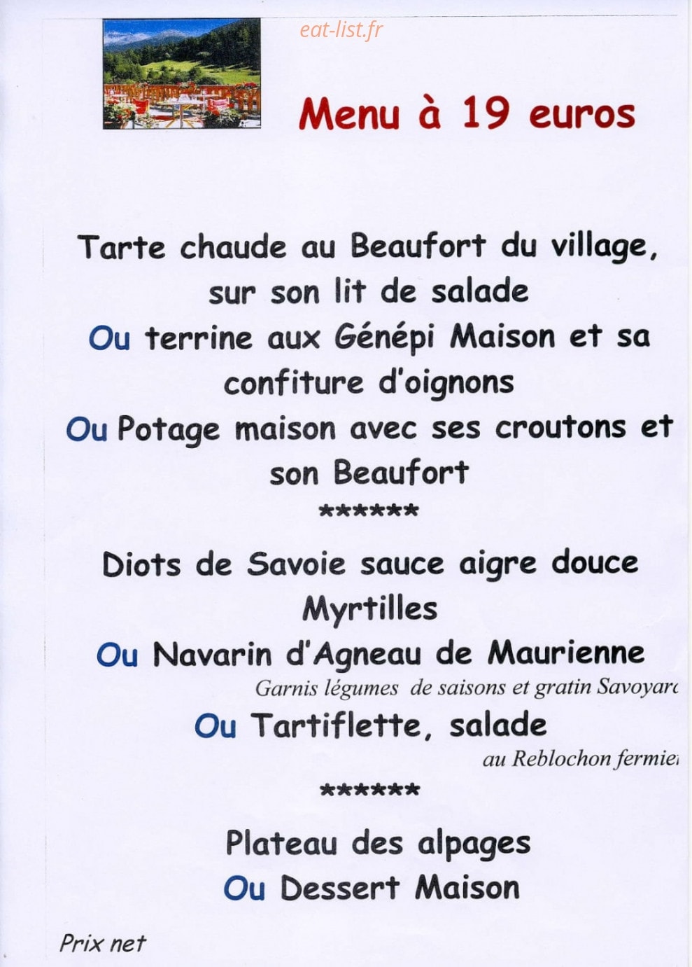 Relais des 2 cols — carte page 2