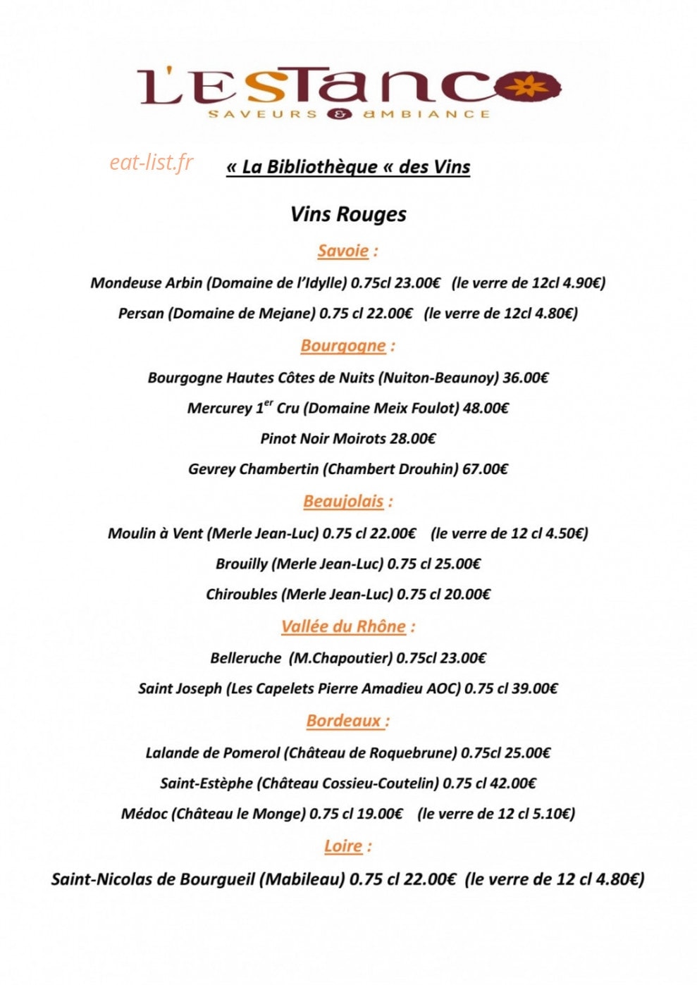 L'Estanco — carte page 11