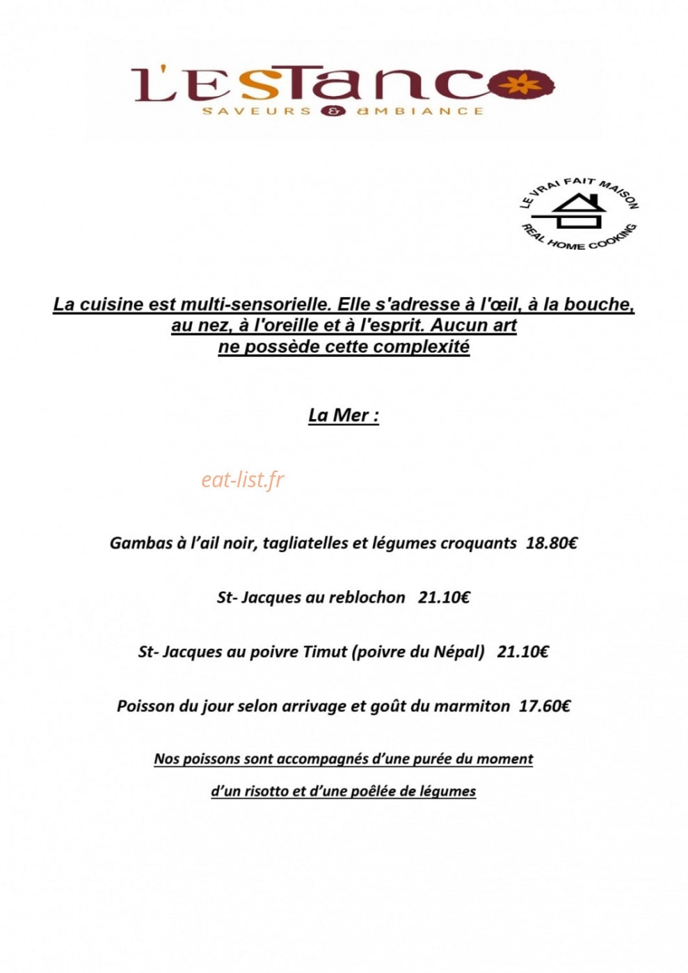 L'Estanco — carte page 2