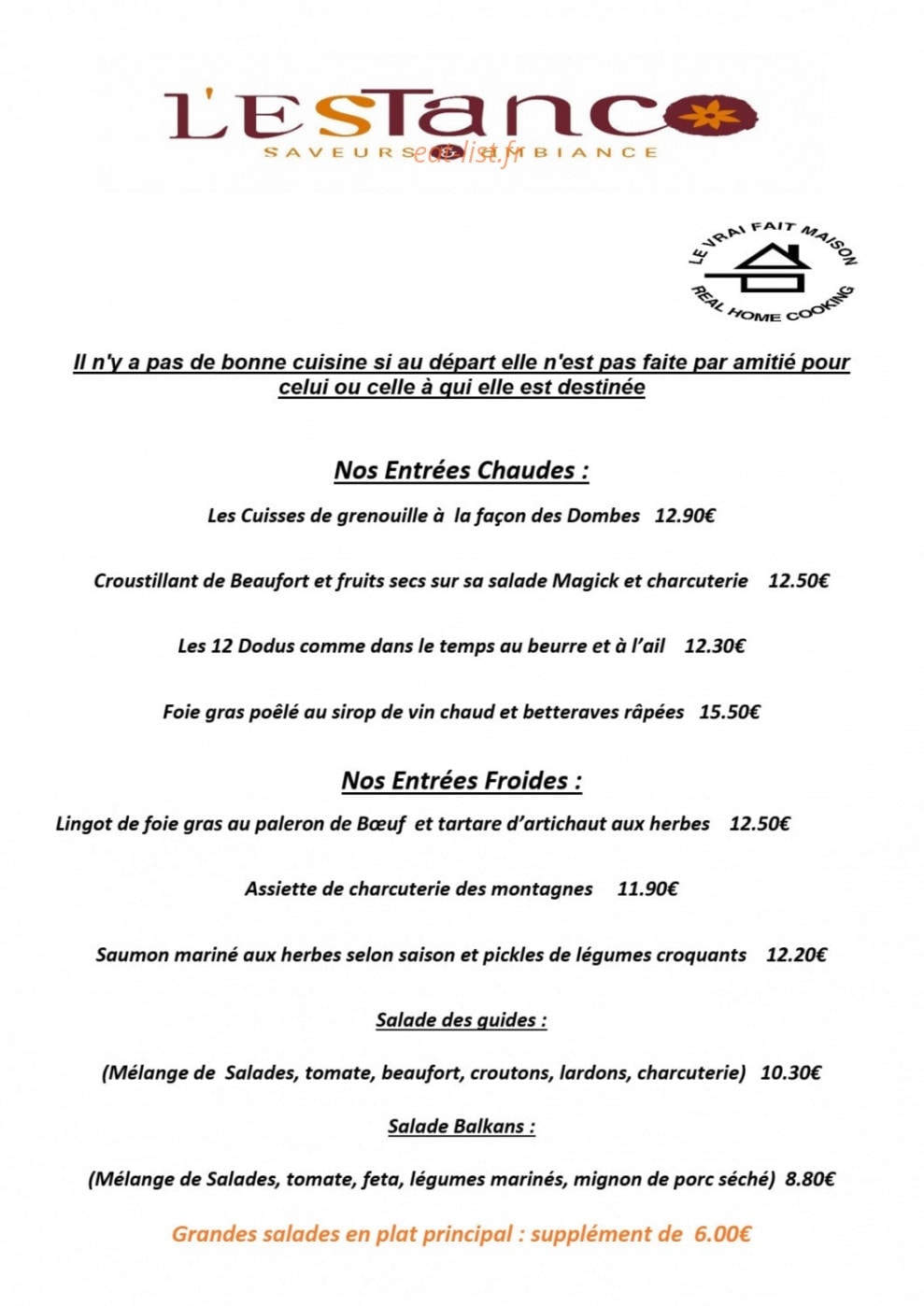 L'Estanco — carte page 1
