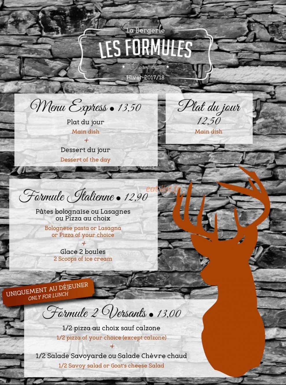 La Bergerie — carte page 8
