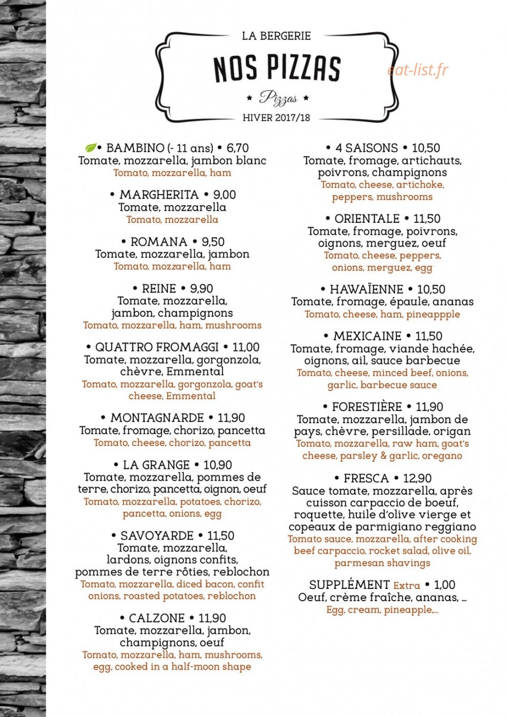 La Bergerie — carte page 7